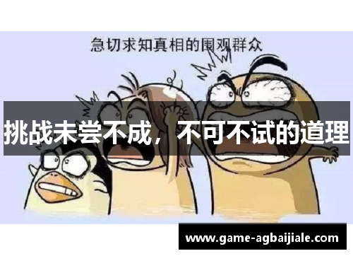 挑战未尝不成，不可不试的道理